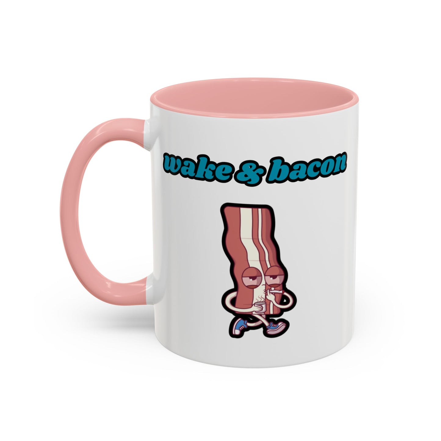 Fun Wake & Bacon Coffee Mug - Perfect for Breakfast Lovers