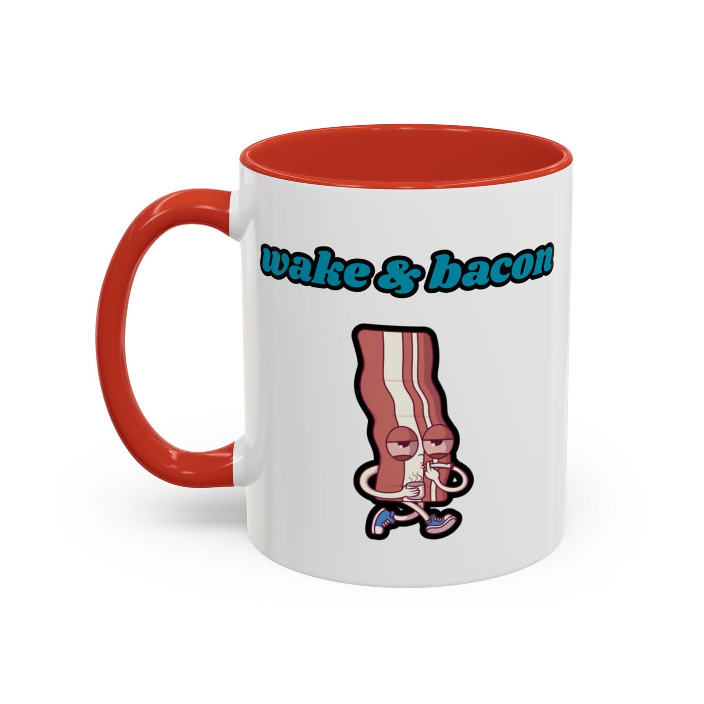 Fun Wake & Bacon Coffee Mug - Perfect for Breakfast Lovers