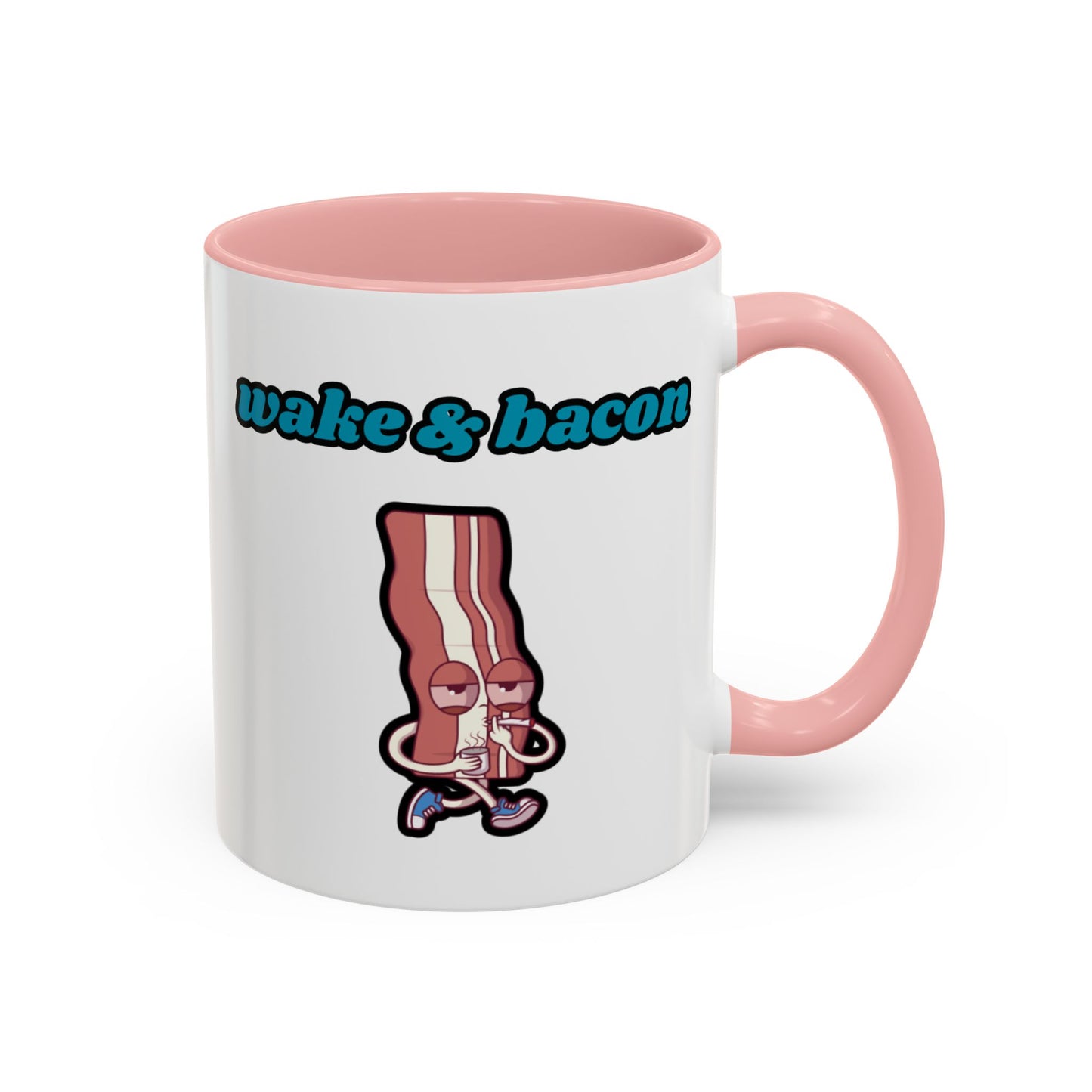 Fun Wake & Bacon Coffee Mug - Perfect for Breakfast Lovers