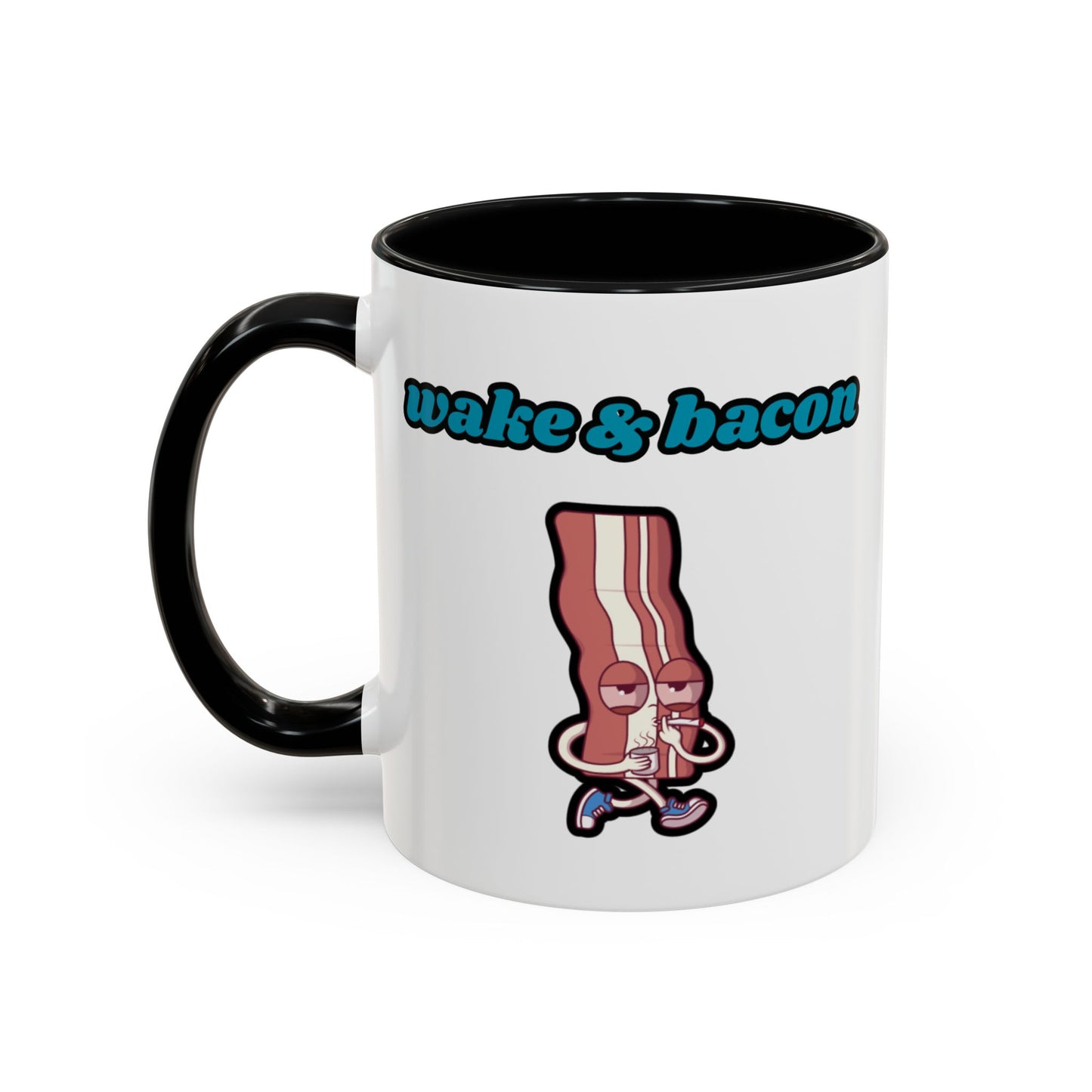 Fun Wake & Bacon Coffee Mug - Perfect for Breakfast Lovers