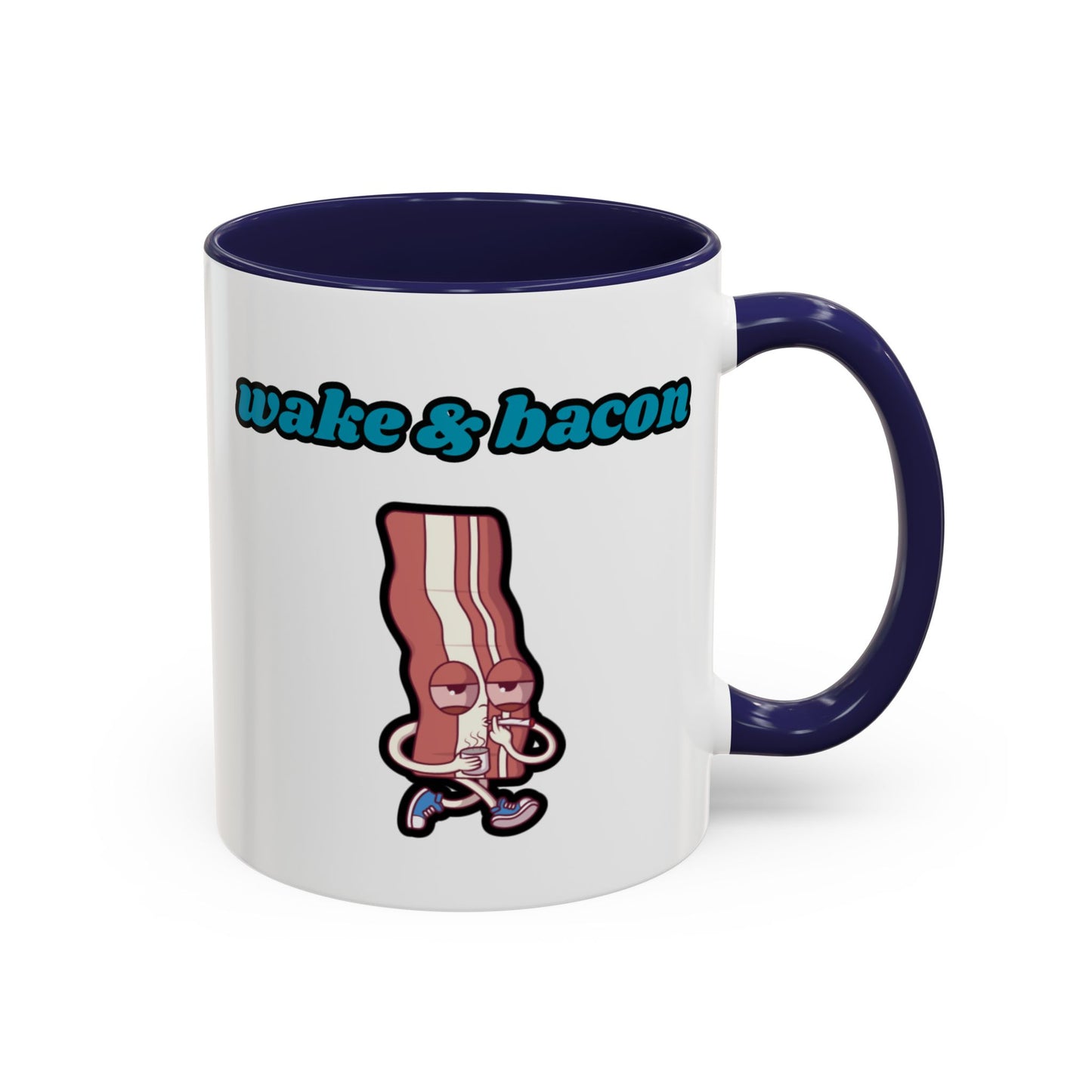 Fun Wake & Bacon Coffee Mug - Perfect for Breakfast Lovers