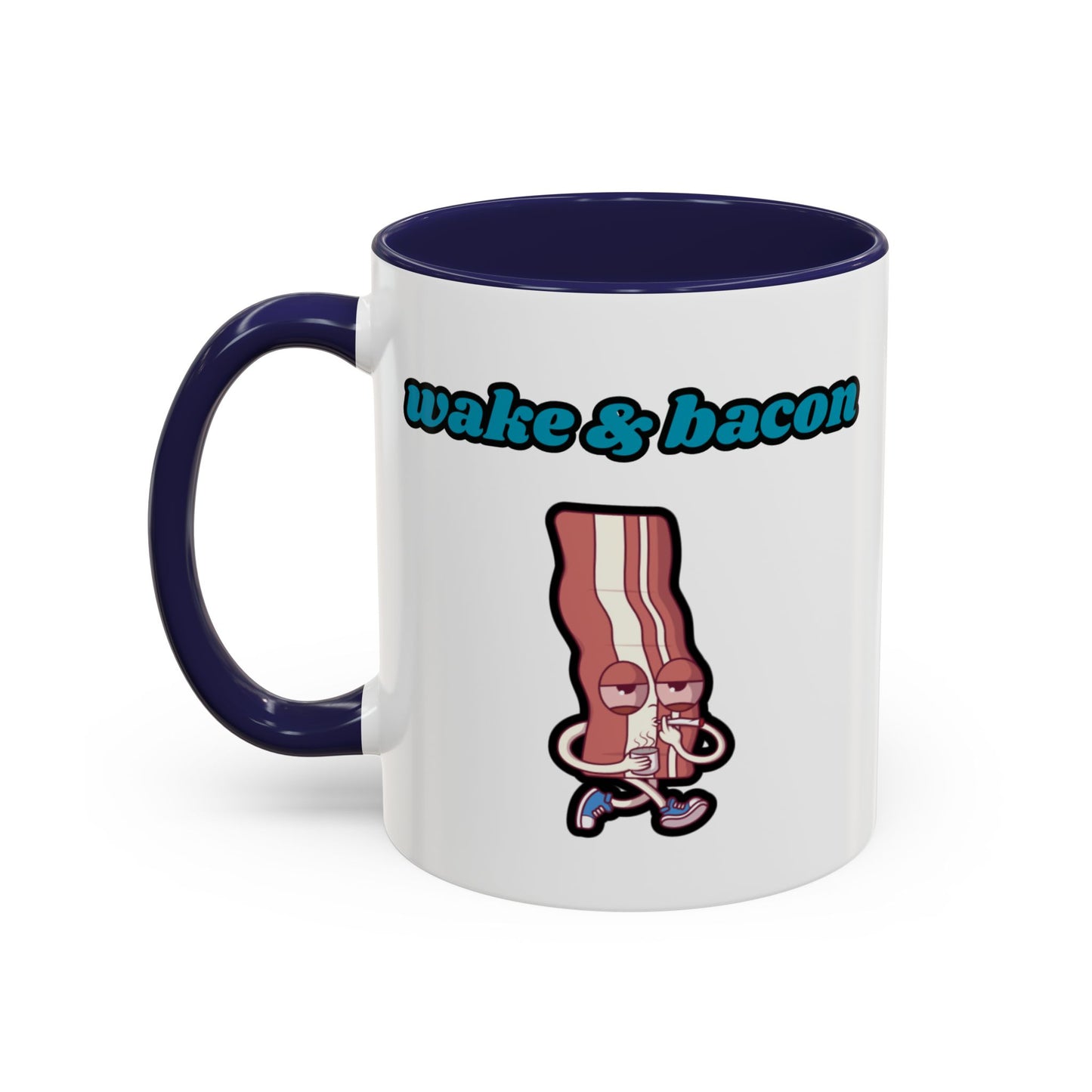 Fun Wake & Bacon Coffee Mug - Perfect for Breakfast Lovers